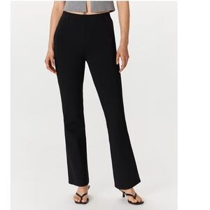 Quince Ultra-Stretch Ponte Bootcut Pants, 28 inseam small